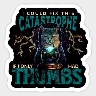 Fortune Teller Cat Sticker